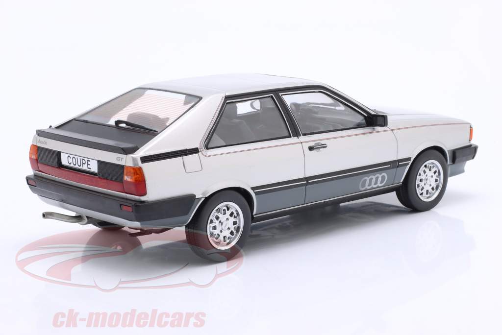 Audi Coupe GT Year 1980 silver 1:18 ModelCar Group