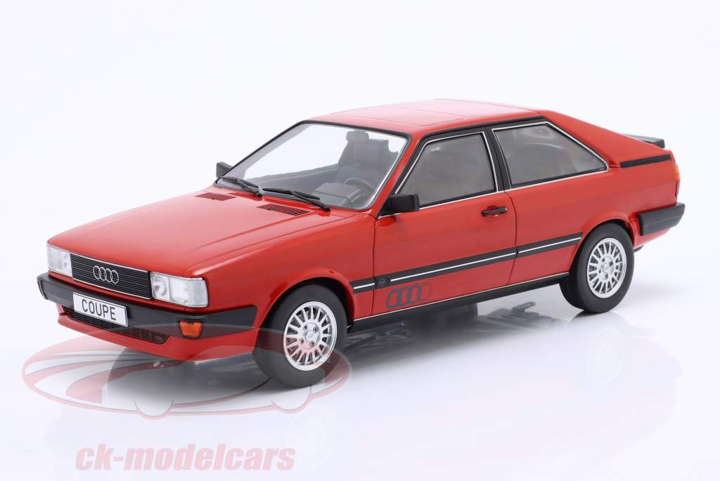 Audi Coupe GT Bouwjaar 1980 rood 1:18 ModelCar Group