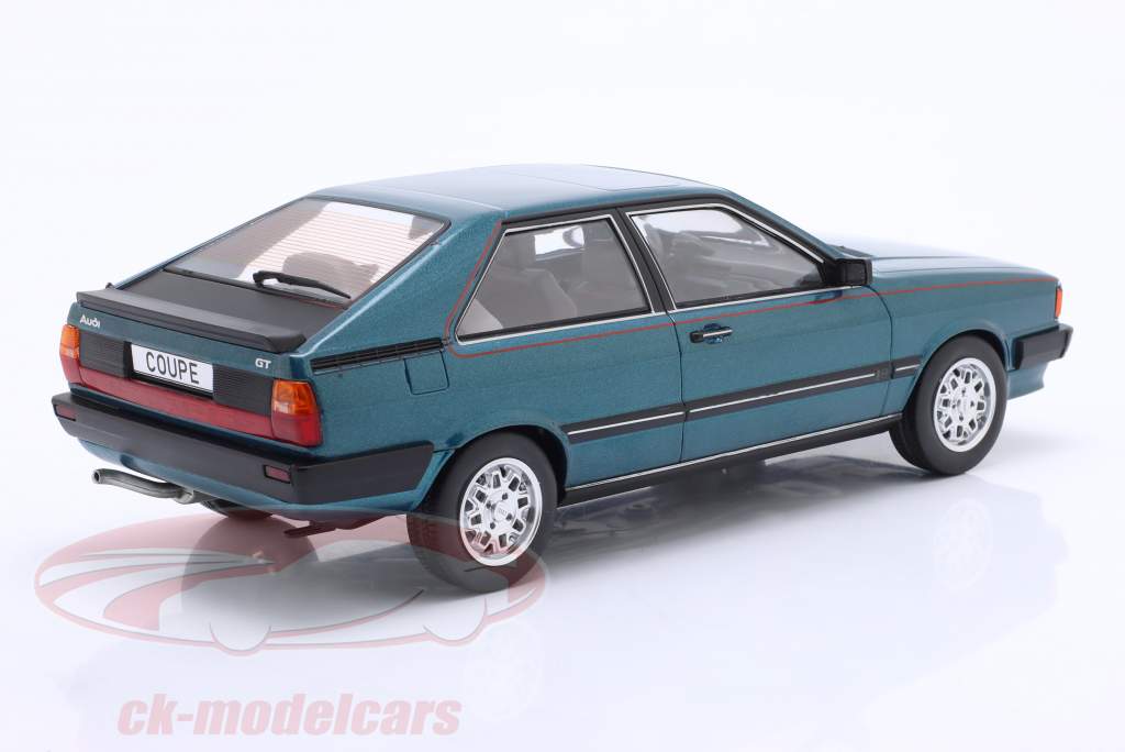 Audi Coupe GT Año de construcción 1980 turquesa metálico 1:18 ModelCar Group