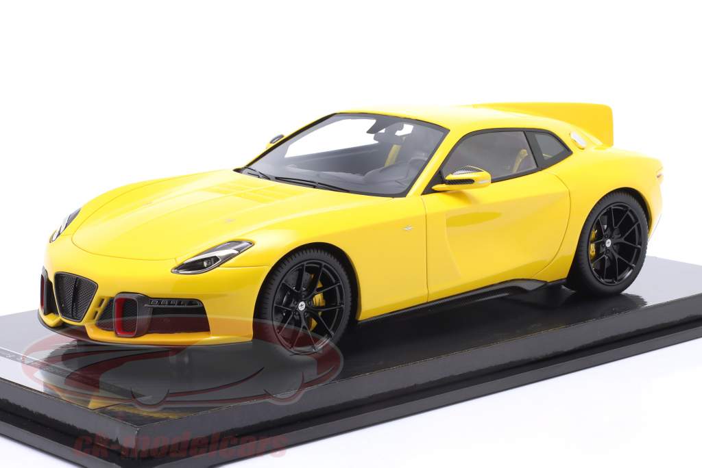 Aero3 par Touring Superleggera 2020 Modena jaune 1:18 Tecnomodel