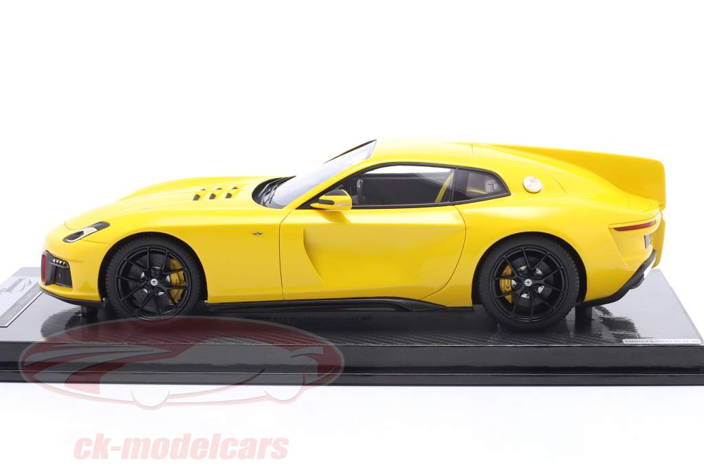Aero3 par Touring Superleggera 2020 Modena jaune 1:18 Tecnomodel