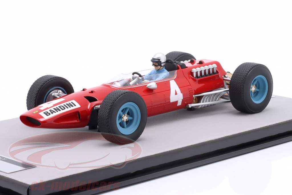 Lorenzo Bandini Ferrari 512 #4 第四名 意大利语 GP 公式 1 1965 1:18 Tecnomodel
