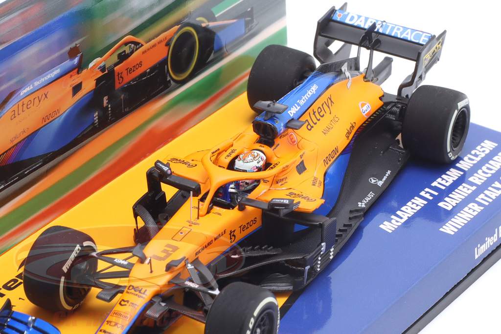 D. Ricciardo McLaren MCL35M #3 Sieger Italien GP Formel 1 2021 1:43 Minichamps