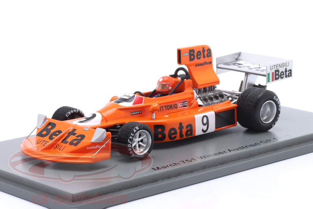 Vittorio Brambilla March 751 #9 Winner Austria GP 1975 1:43 SparW