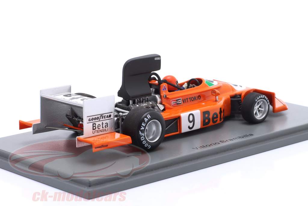 ミニカー　1/43 March 751 #9 Winner Austrian GP 1975 Vittorio Brambilla [S5378] SPARK-MODEL S5378 Scale 1/43 | MARCH F1 751 BETA N 9 WINNER
