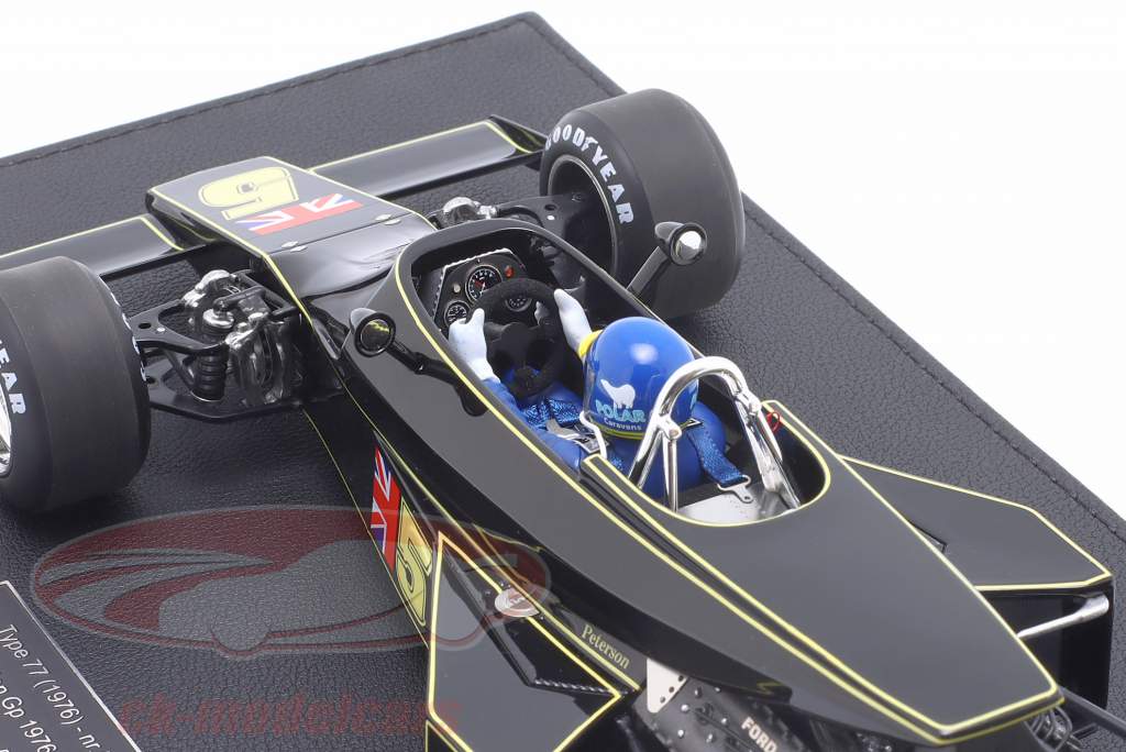 Ronnie Peterson Lotus 77 #5 brasiliansk GP formel 1 1976 1:18 GP Replicas