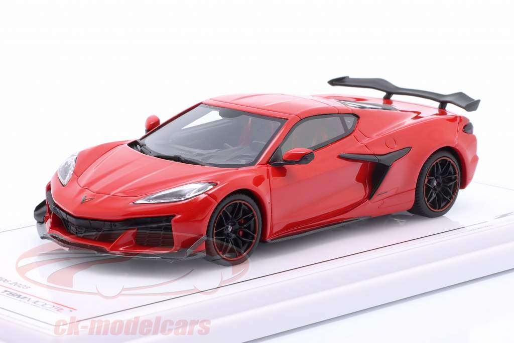 Chevrolet Corvette C8 Z06 year 2023 torch red 1:43 TrueScale