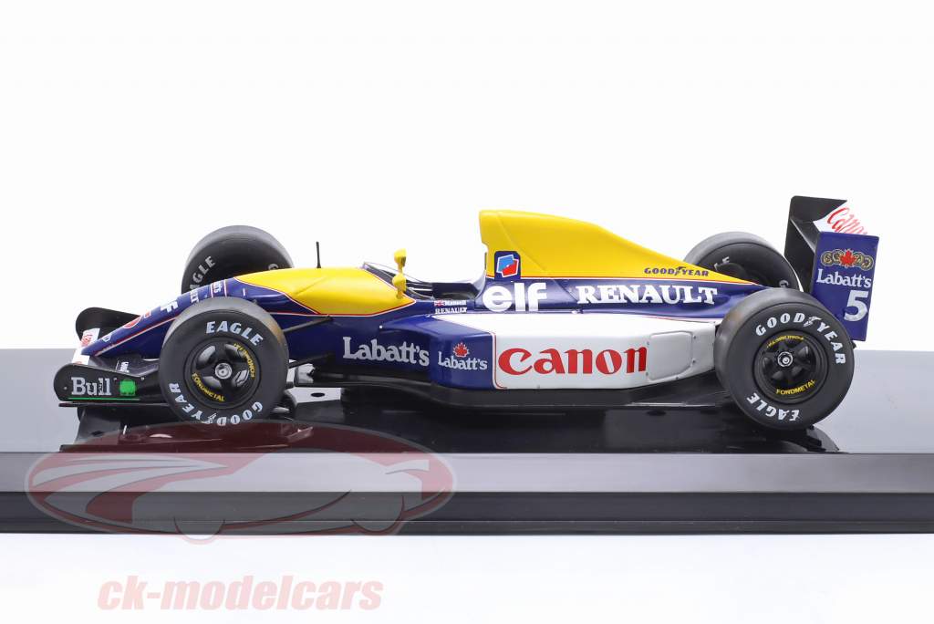 ウィリアムズ FW14B ミニカー 1/24 1/24 Premium Collectibles 1992 Nigel Mansell Williams FW14B
