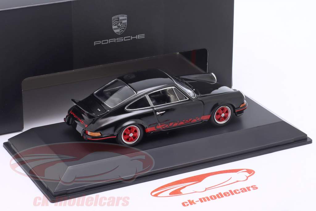 Porsche 911 Carrera RS 2.7 sort / rød 1:43 Spark
