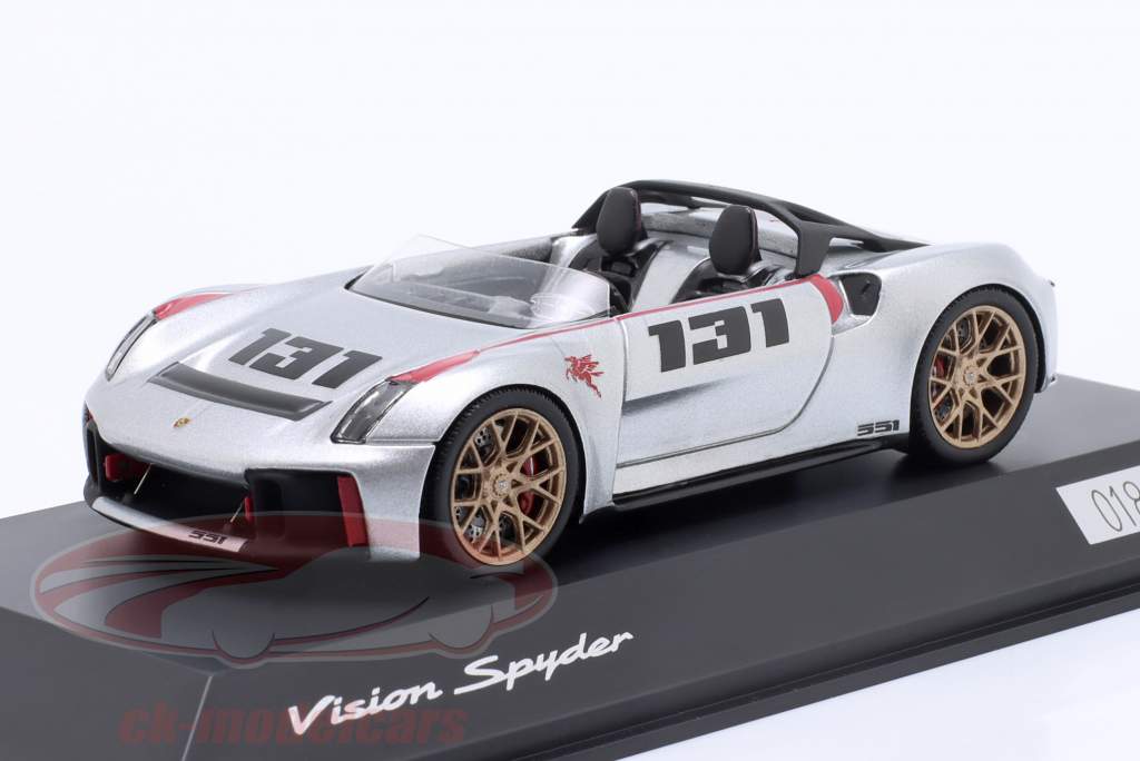 Porsche Vision Spyder Anno di costruzione 2020 argento 1:43 Spark