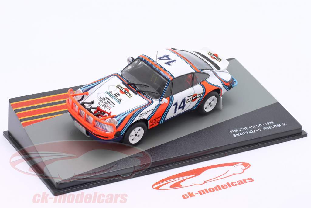 スパーク 1/43 ポルシェ 911SC 3.0 1978 サファリ ラリー 4位 #5