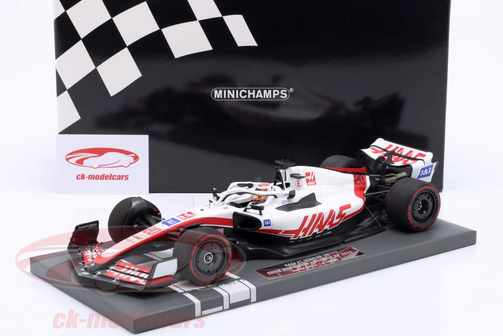 Kevin Magnussen Haas VF-22 #20 5e Bahrein GP formule 1 2022 1:18 Minichamps