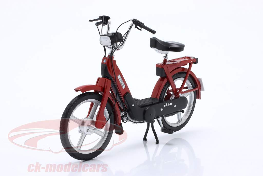 Vespa Piaggio Ciao красный металлический 1:10 50CC Legends