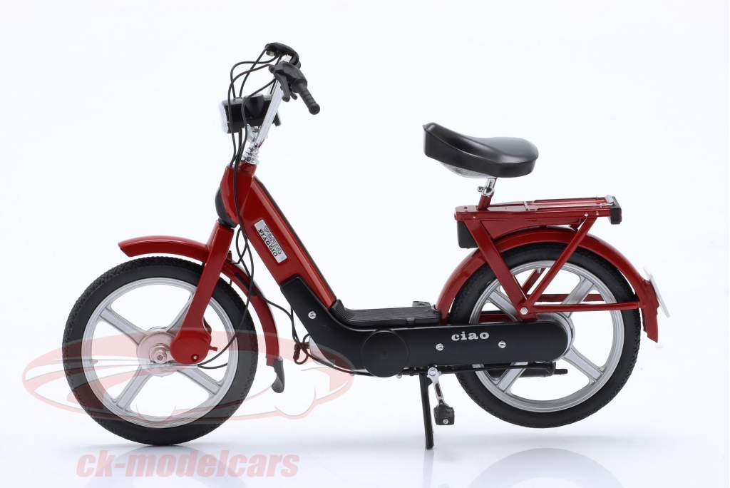 Vespa Piaggio Ciao красный металлический 1:10 50CC Legends