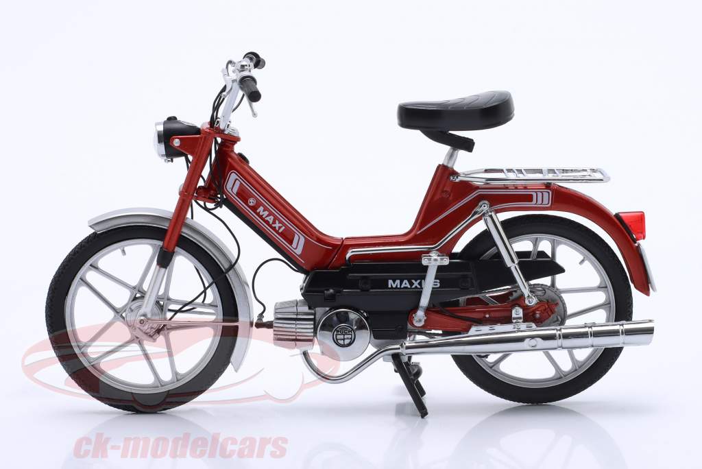 Puch Maxi S rød metallisk 1:10 50CC Legends