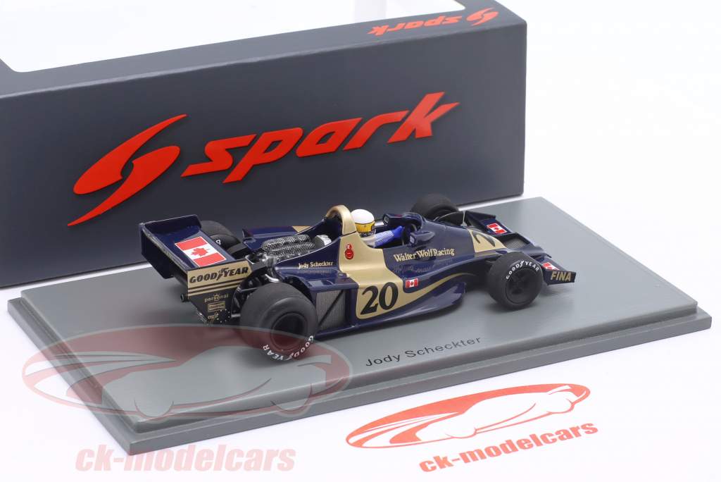 Jody Scheckter Wolf WR1 #20 winner Argentina GP formula 1 1977 1:43 Spark