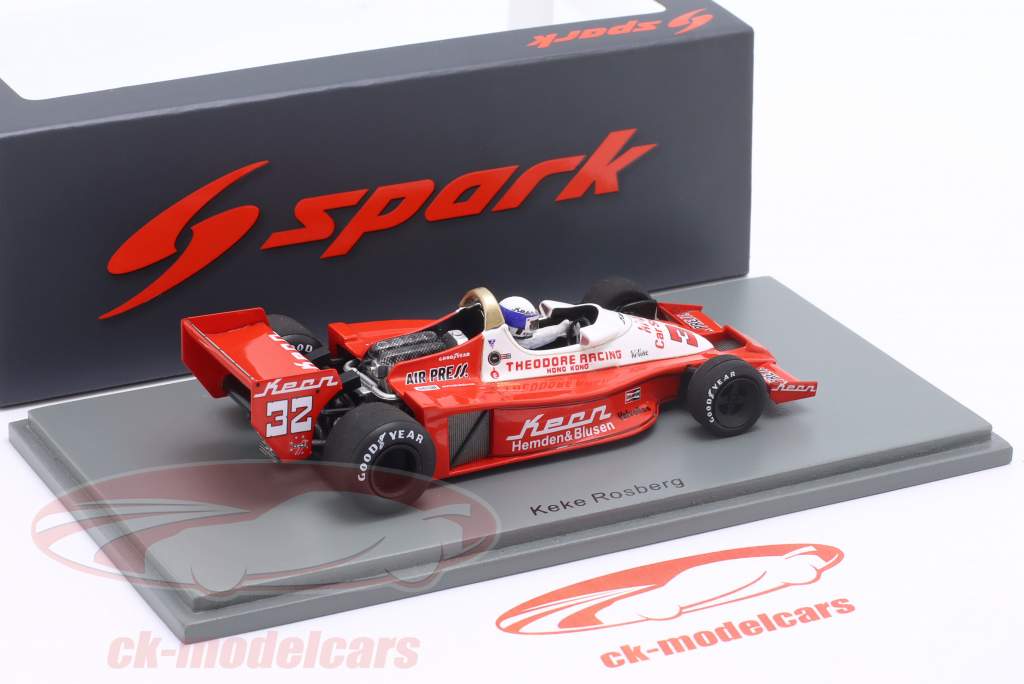 Keke Rosberg Wolf WR3 #32 Duitsland GP formule 1 1978 1:43 Spark