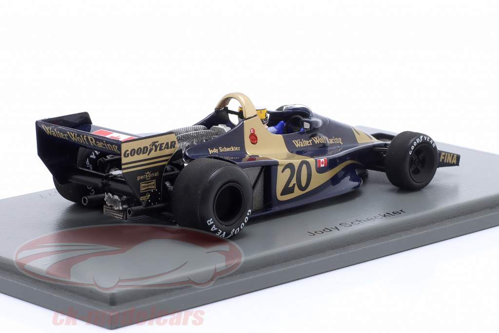 Jody Scheckter Wolf WR1 #20 gagnant Argentine GP formule 1 1977 1:43 Spark