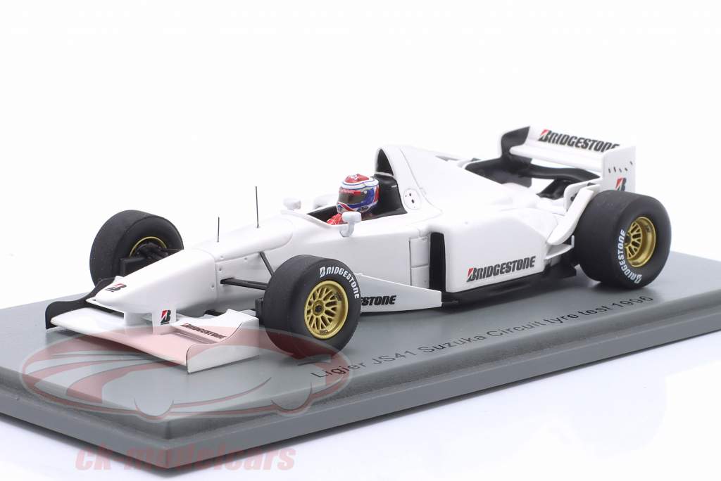 Jos Verstappen Ligier JS41 Suzuka Шины тест формула 1 1996 1:43 Spark