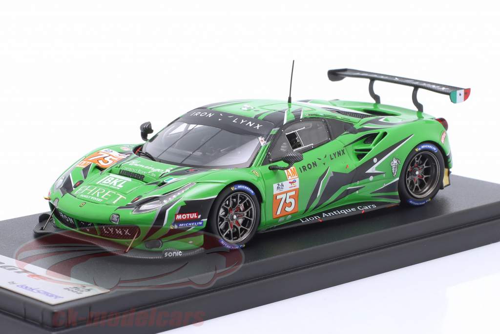 Ferrari 488 GTE Evo #75 24h LeMans 2022 Iron Lynx 1:43 LookSmart