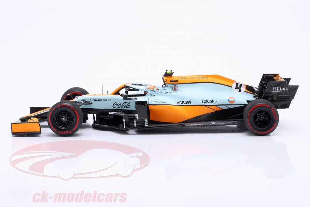 ミニチャンプス1/18 2021 ランドノリス F1 ガルフ　Gluf ミニチャンプス1/18 2021 ランドノリス F1 ガルフGluf