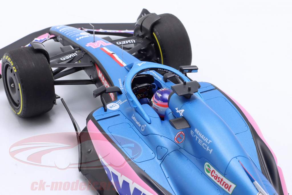 Fernando Alonso Alpine A522 #14 Australien GP Formel 1 2022 1:18 Minichamps