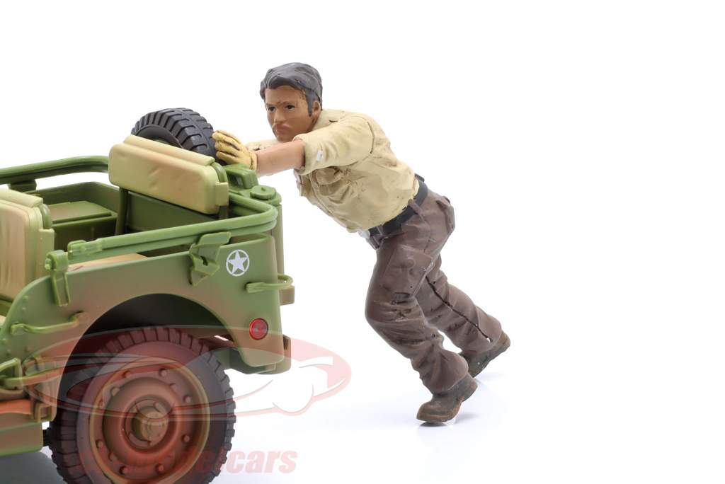 Mechanic Crew Offroad Camel Trophy figure #5 1:18 American Diorama