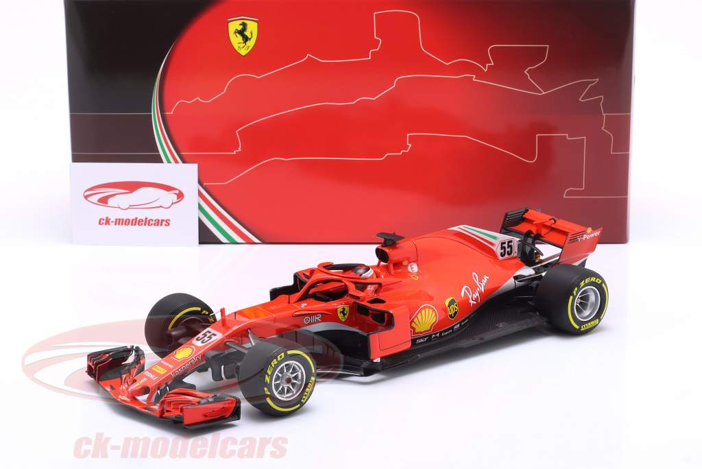 Carlos Sainz jr. Ferrari SF71H #55 formule 1 test Fiorano Januari 2021 1:18 BBR