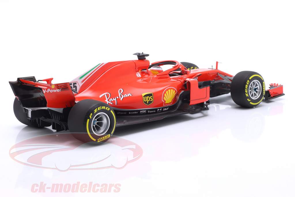 Carlos Sainz jr. Ferrari SF71H #55 formule 1 test Fiorano Januari 2021 1:18 BBR