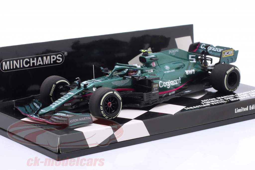 Minichamps 1:43 S. Vettel Aston Martin AMR21 #5 5th Monaco