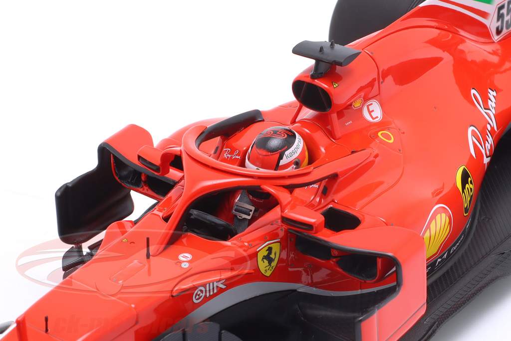 Carlos Sainz jr. Ferrari SF71H #55 formule 1 test Fiorano Januari 2021 1:18 BBR