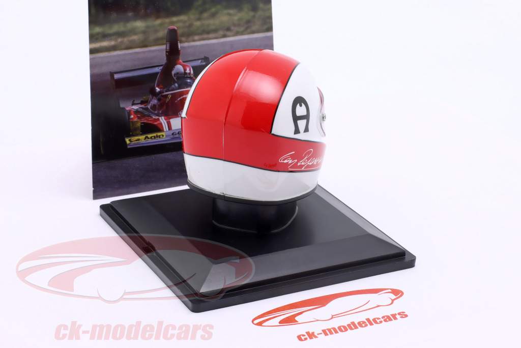 Clay Regazzoni #11 Scuderia Ferrari 312B3 formule 1 1974 casque 1:5 Spark Editions