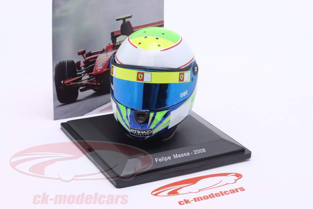 Felipe Massa #2 Scuderia Ferrari F2008 formule 1 2008 casque 1:5 Spark Editions
