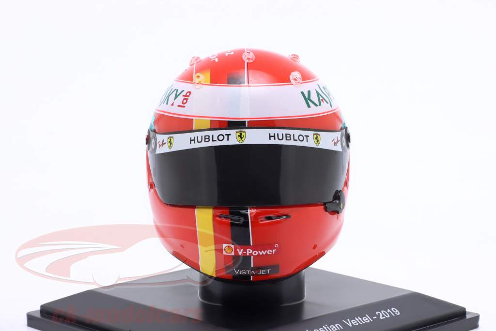 Sebastian Vettel #5 Scuderia Ferrari SF90 Fórmula 1 2019 capacete 1:5 Spark Editions
