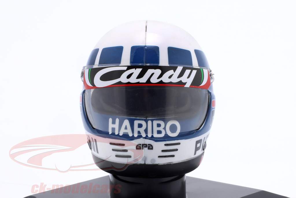 Didier Pironi #28 Scuderia Ferrari 126C2 fórmula 1 1982 casco 1:5 Spark Editions
