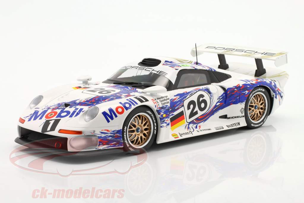 Porsche 911 GT1 #26 第三名 24h LeMans 1996 Dalmas, Wendlinger, Goodyear 1:18 WERK83