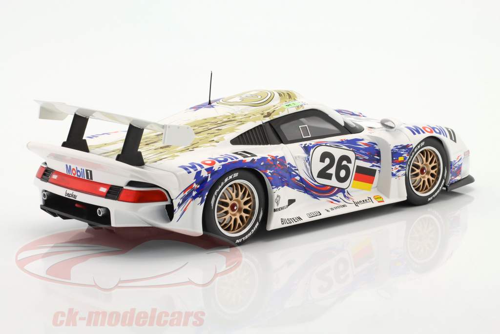 Porsche 911 GT1 #26 第三名 24h LeMans 1996 Dalmas, Wendlinger, Goodyear 1:18 WERK83