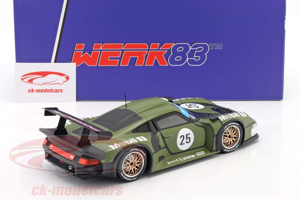 Porsche 911 GT1 #25 Prequalifying 24h LeMans 1996 Stuck, Wollek, Boutsen 1:18 WERK83
