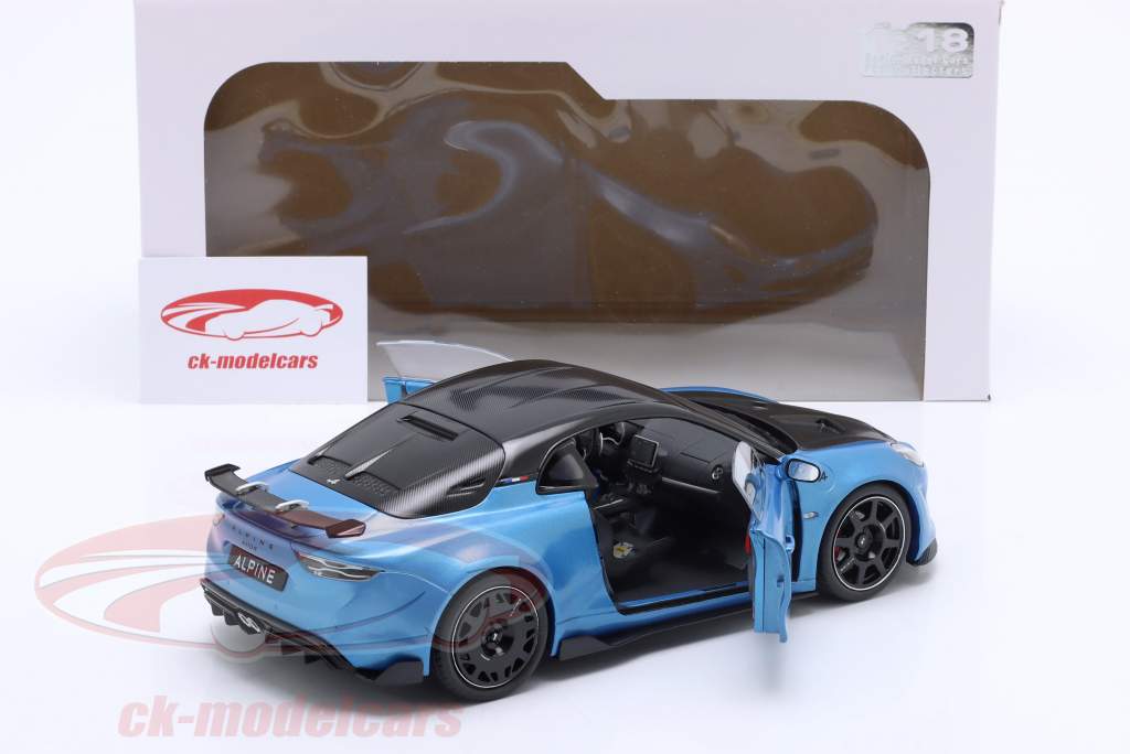 Alpine A110 Radical Byggeår 2023 blå / sort 1:18 Solido