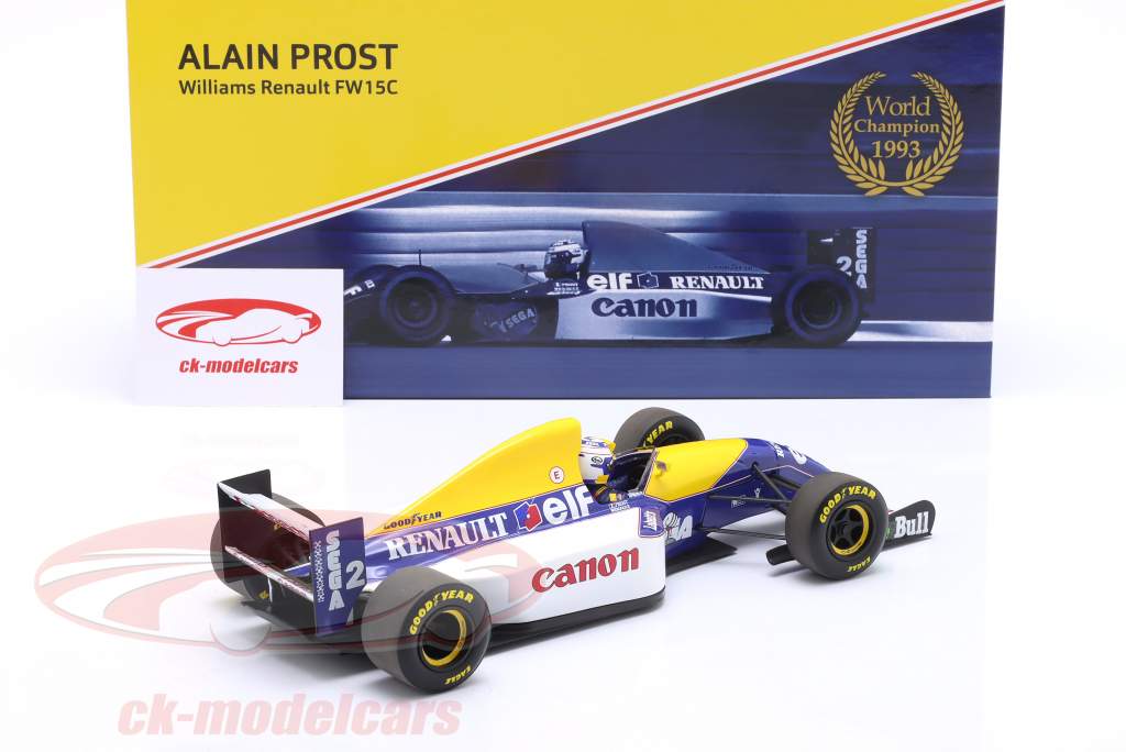 Minichamps 1:18 Alain Prost Williams FW15C #2 Formula 1