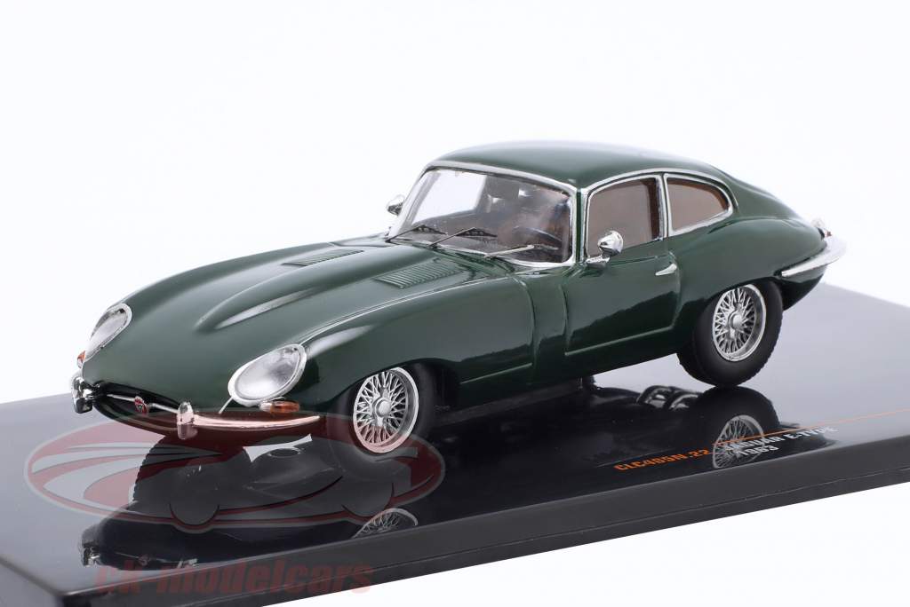Jaguar E-Type ano de construção 1963 verde escuro 1:43 Ixo