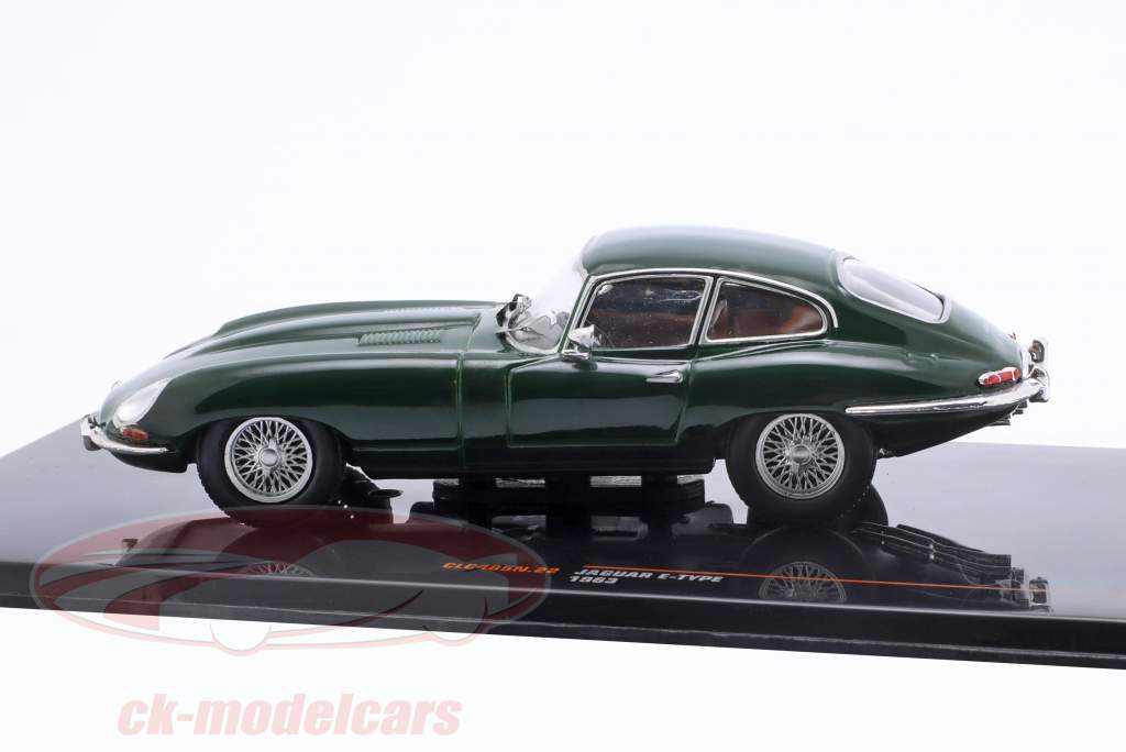 Jaguar E-Type Año de construcción 1963 verde oscuro 1:43 Ixo