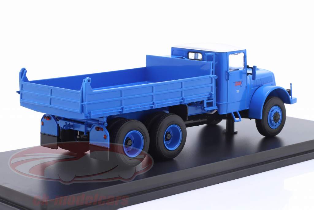 Tatra 111 S2 skraldevogn Byggeår 1961 blå 1:43 Premium ClassiXXs