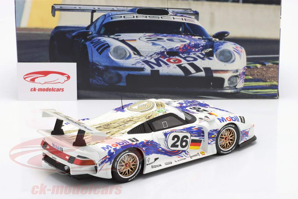 Porsche 911 GT1 #26 第三名 24h LeMans 1996 Dalmas, Wendlinger, Goodyear 1:18 WERK83