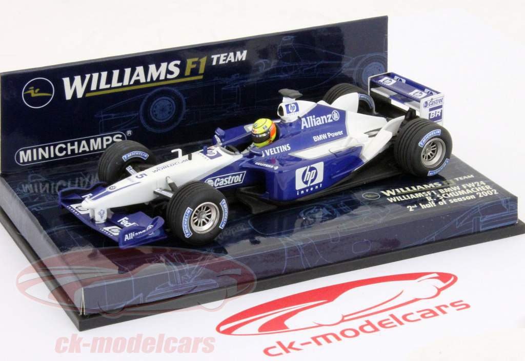 BMW WilliamsF1 2000 R.シューマッハ ミニチャンプス1/18 Minichamps 1/18 Scale 180 000099 - Williams F1 2000 Launch