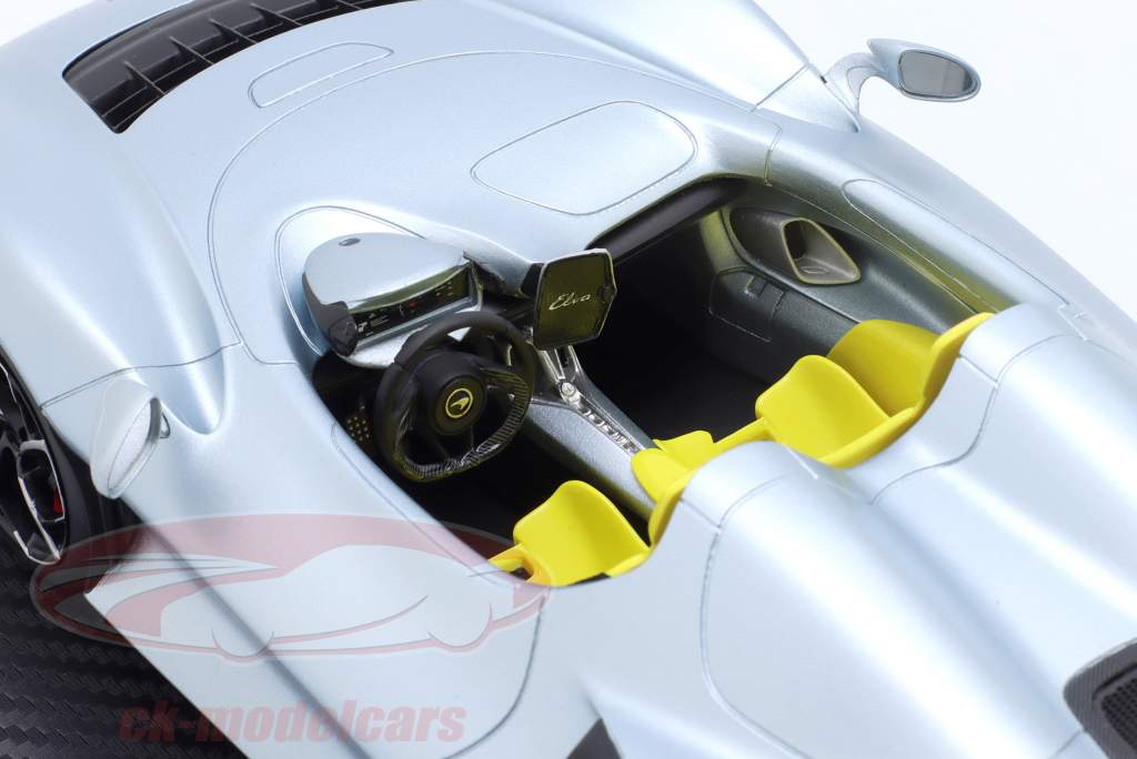 McLaren Elva 建設年 2020 氷 銀 1:18 Tecnomodel