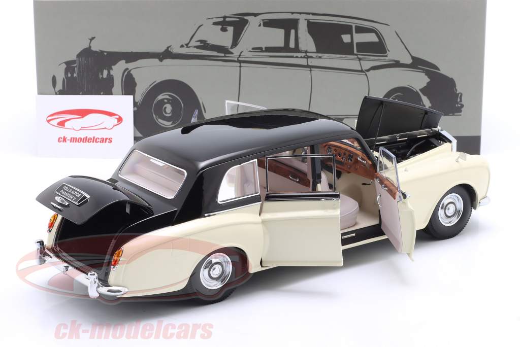 Rolls Royce Phantom V LHD Год постройки 1964 слоновая кость / черный 1:18 Paragon Models