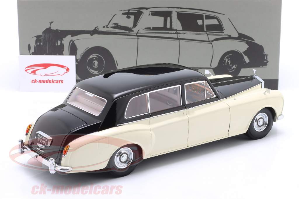 Rolls Royce Phantom V LHD Год постройки 1964 слоновая кость / черный 1:18 Paragon Models