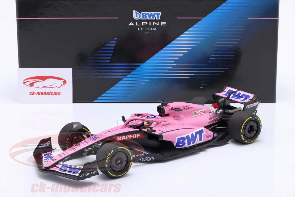 Minichamps 1:18 Fernando Alonso Alpine A522 #14 Bahrain GP