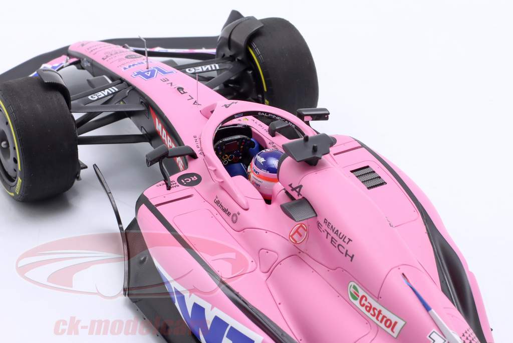 Fernando Alonso Alpine A522 #14 Bahrain GP Formel 1 2022 1:18 Minichamps